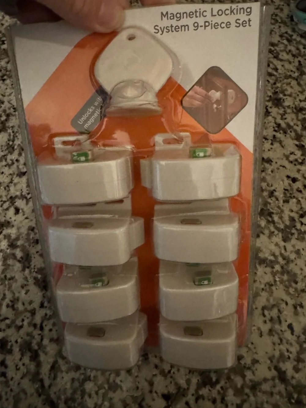 SAFETY 1st White Deluxe Magnetic Locking System - 8 Pack NEW